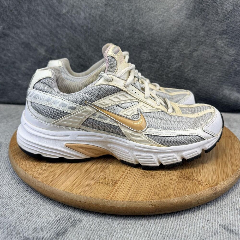 Nike Air 318175-061 Shoes Womens Size 7.5 White Mesh Running Athletic Sneakers